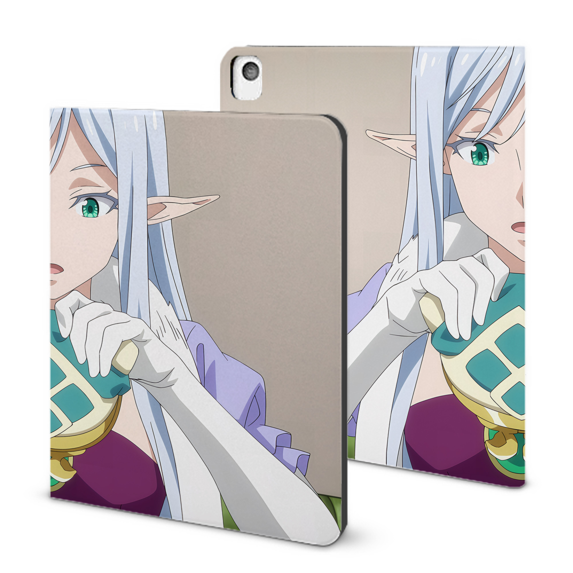 （画像用） 転スラ Regarding Reincarnated to Slime IPadケース ペンホルダー付き ブックスタイルデザイン